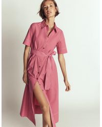 Boden - Sarah Cotton Midi Shirt Dress - Lyst