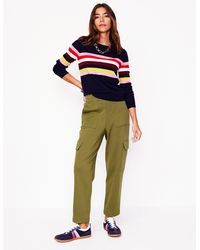 Boden - Ponte Twill Tapered Pants - Lyst