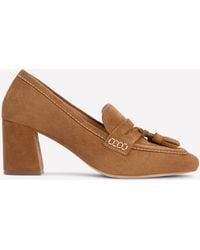 Boden - Sol Block Heeled Penny Loafers - Lyst
