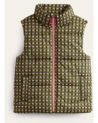 Boden - Fife Quilted Vest Chalky Pink, Geo Charm - Lyst