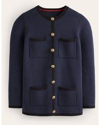 Boden - Holly Longline Knitted Jacket - Lyst