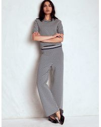 Boden - Jacquard Knitted Trousers - Lyst