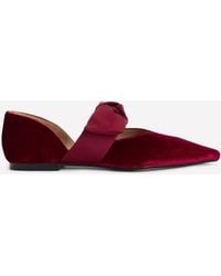 Boden - Bow Two Part Flats - Lyst