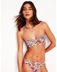 Boden - Panel Underwire Bikini Top Navy, Ivory Stripe - Lyst
