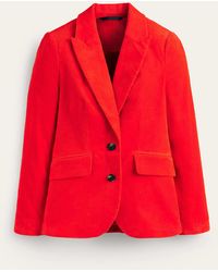 Boden - Blazer marylebone en velours - Lyst