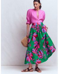 Boden - Abigail Poplin Maxi Skirt - Lyst