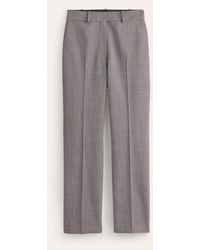 Boden - Kew Wool-twill Pants Ivory, Charcoal And Blue Pow - Lyst