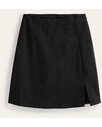 Boden - Side Split Jersey Mini Skirt - Lyst