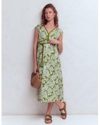 Boden - Heidi Ruched Rope Jersey Dress - Lyst