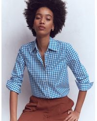 Boden - Sienna Cotton Shirt Ivory, Heart Link - Lyst