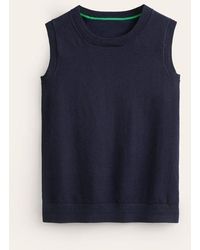 Boden - Catriona Crew Neck Cotton Tank - Lyst