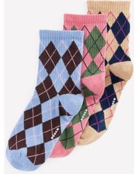 Boden - Argyle Socks 3-Pack - Lyst