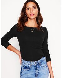 Boden - Essential Boat-neck Jersey Top - Lyst