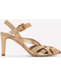Boden - Slotted Strap Heeled Sandals - Lyst