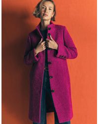 Boden - Funnel Neck Wool Coat - Lyst