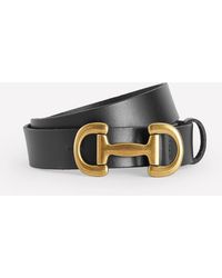 Boden - Iris Snaffle-Trim Leather Belt - Lyst