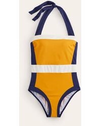 Boden - Santorini Halterneck Swimsuit - Lyst