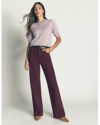 Boden - High Rise Column Leg Jeans - Lyst