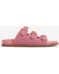 Boden - Triple Strap Footbed Sandal - Lyst