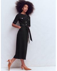 Boden - Bria Ponte Midi Dress - Lyst