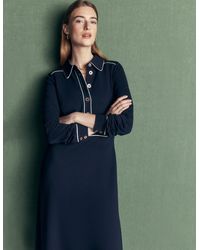 Boden - Etta Piping Detail Ponte Dress - Lyst