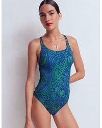 Boden - Twist Strap Swimsuit - Lyst