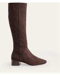 Boden - Cara Flat Stretch Knee Boots - Lyst