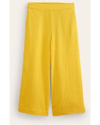 Boden - Double Cloth Cropped Trousers - Lyst