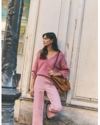 Boden - Lucy Cotton V-Neck Jumper - Lyst