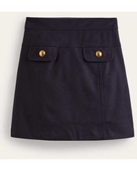 Boden - Estella Wool Mini Skirt - Lyst