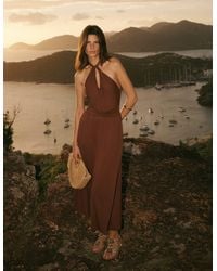 Boden - Sydney Twist Neck Jersey Dress - Lyst