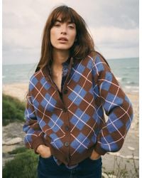 Boden - Jemma Jacquard Knit Cardigan - Lyst