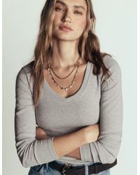 Boden - Essential V Neck Top - Lyst