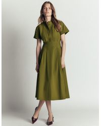 Boden - Grown On Sleeve Midi Dress - Lyst