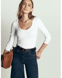 Boden - Annie Essential V Neck Top - Lyst
