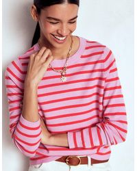 Boden - Eva Kaschmirpullover Mit Rundhalsausschnitt - Lyst
