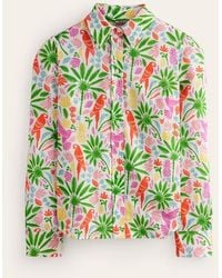 Boden - Sienna Linen Shirt Multi, Tropical Paradise - Lyst