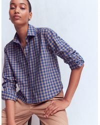 Boden - Sienna Cropped Cotton Shirt - Lyst