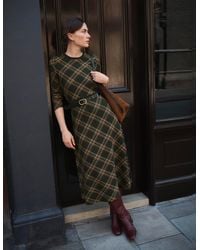 Boden - Crew Midi Jacquard Dress - Lyst
