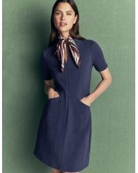 Boden - Nia Short Sleeve Ottoman Dress - Lyst