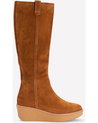 Boden - Knee High Wedge Boots - Lyst