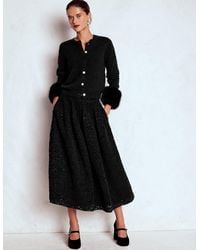 Boden - Verity Lace Midi Skirt - Lyst