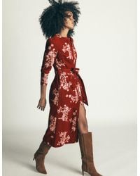 Boden - Louise Cord Midi Shirt Dress - Lyst