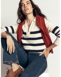Boden - Lucy Cotton Henley Jumper - Lyst