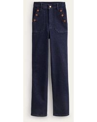 Boden - Patch Pocket Straight Jeans - Lyst