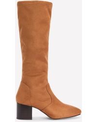 Boden - Block Heel Stretch Boots - Lyst