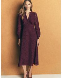 Boden - Cassie Lace Tea Dress - Lyst