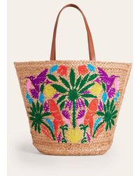 Boden - Embroidered Basket Bag - Lyst