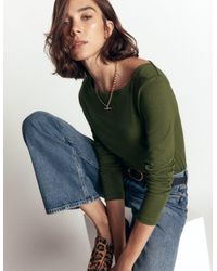 Boden - Square Neck Long Sleeve - Lyst