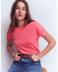 Boden - Supersoft Boat Neck T-Shirt - Lyst
